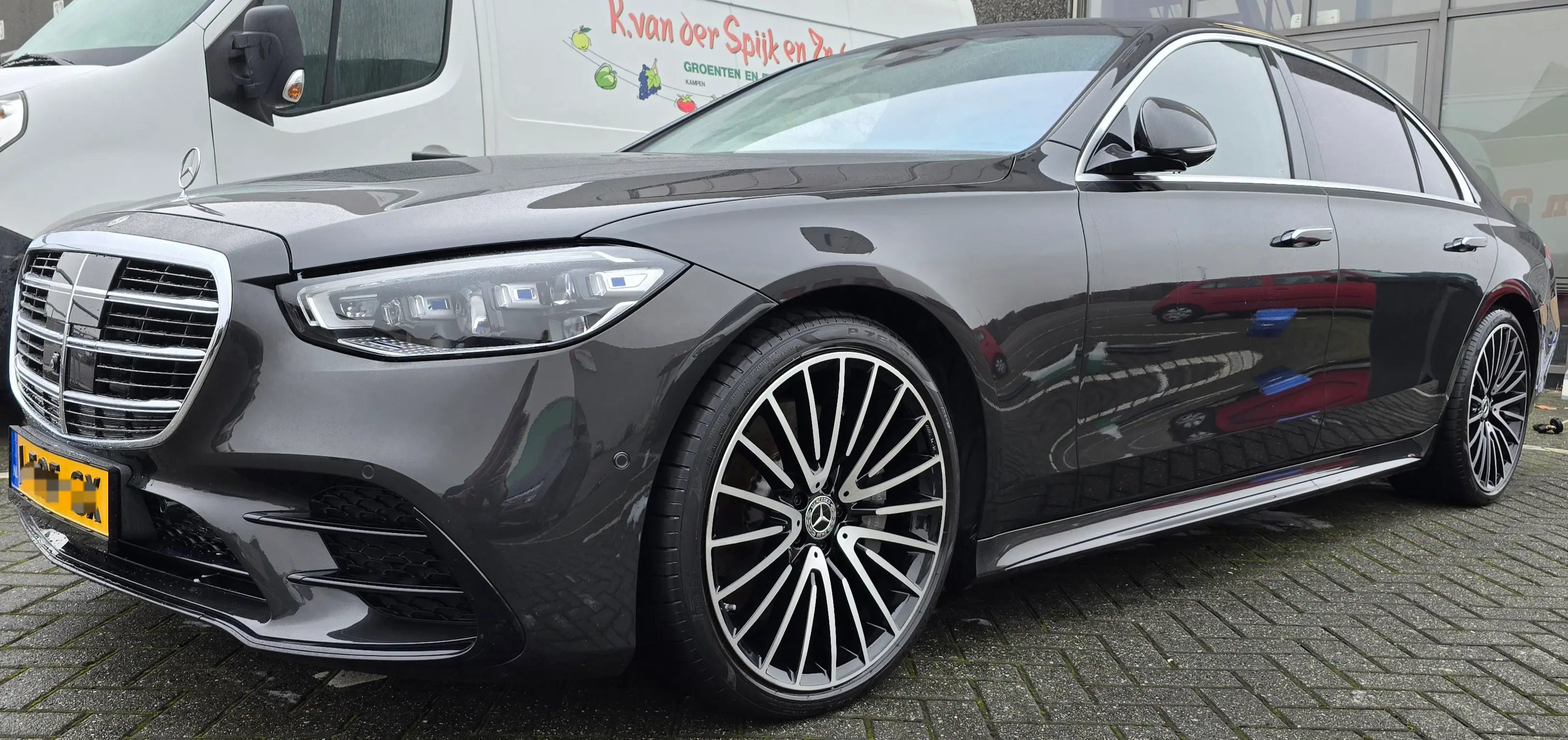 Mercedes S-Klasse exterieur detailing resultaat