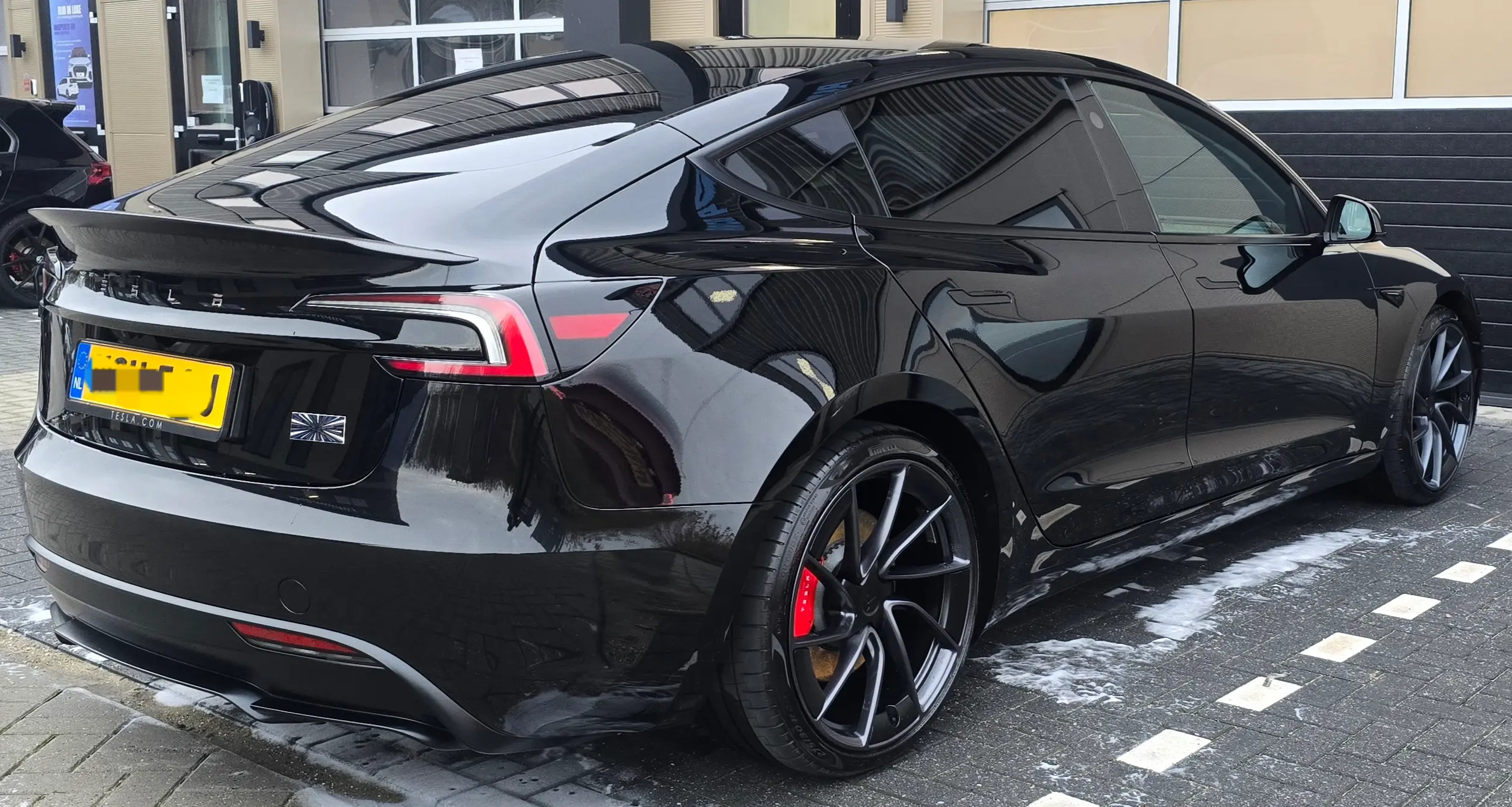 Tesla Model 3 exterieur na behandeling