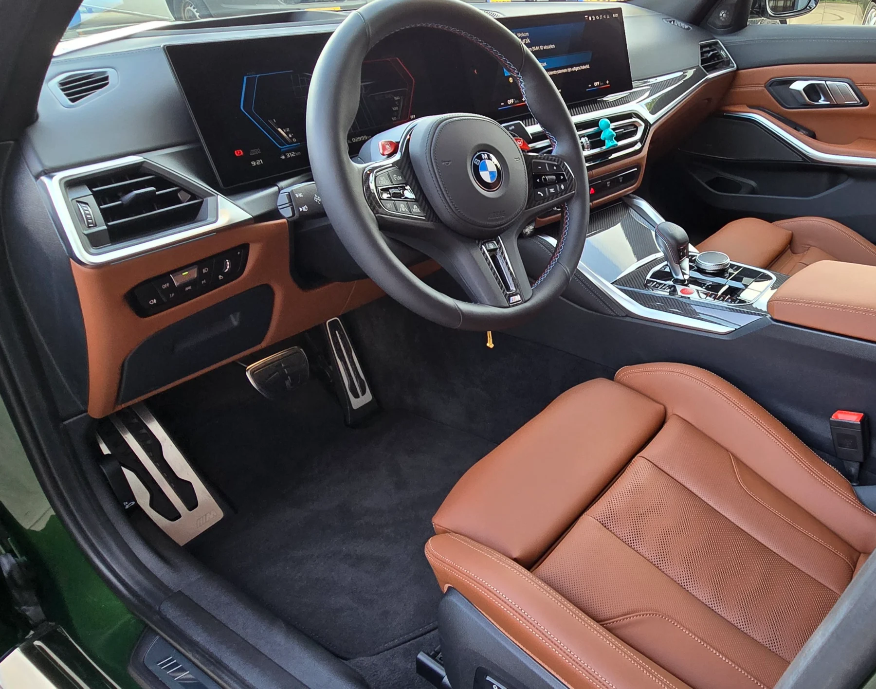 BMW M3 Competition interieur na reiniging