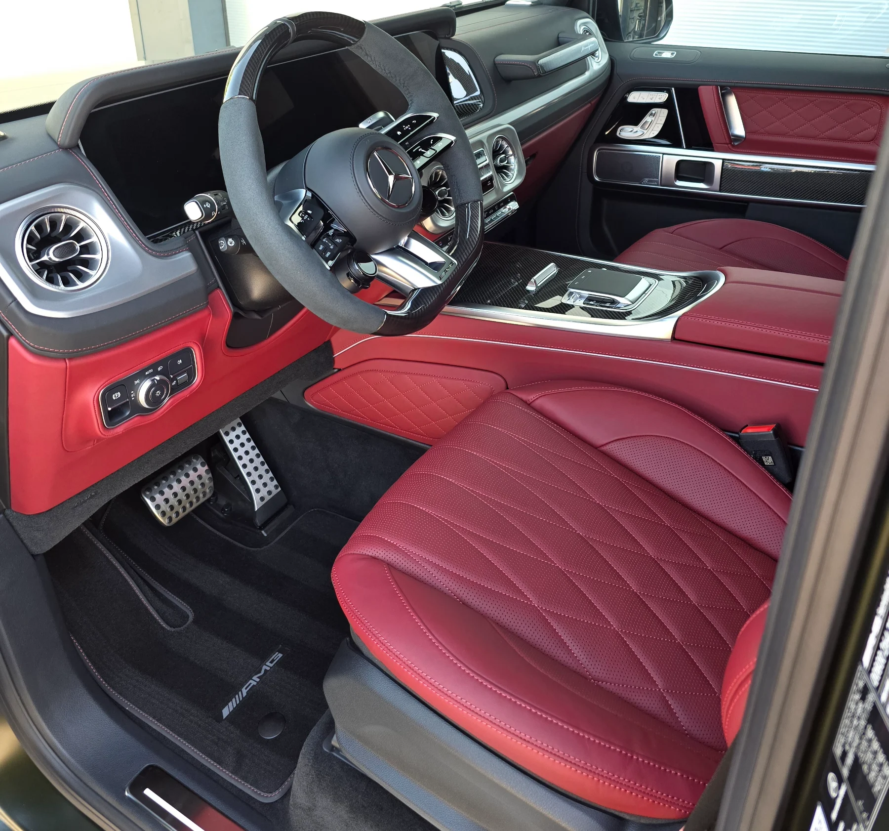 Mercedes-AMG G63 interieur na reiniging