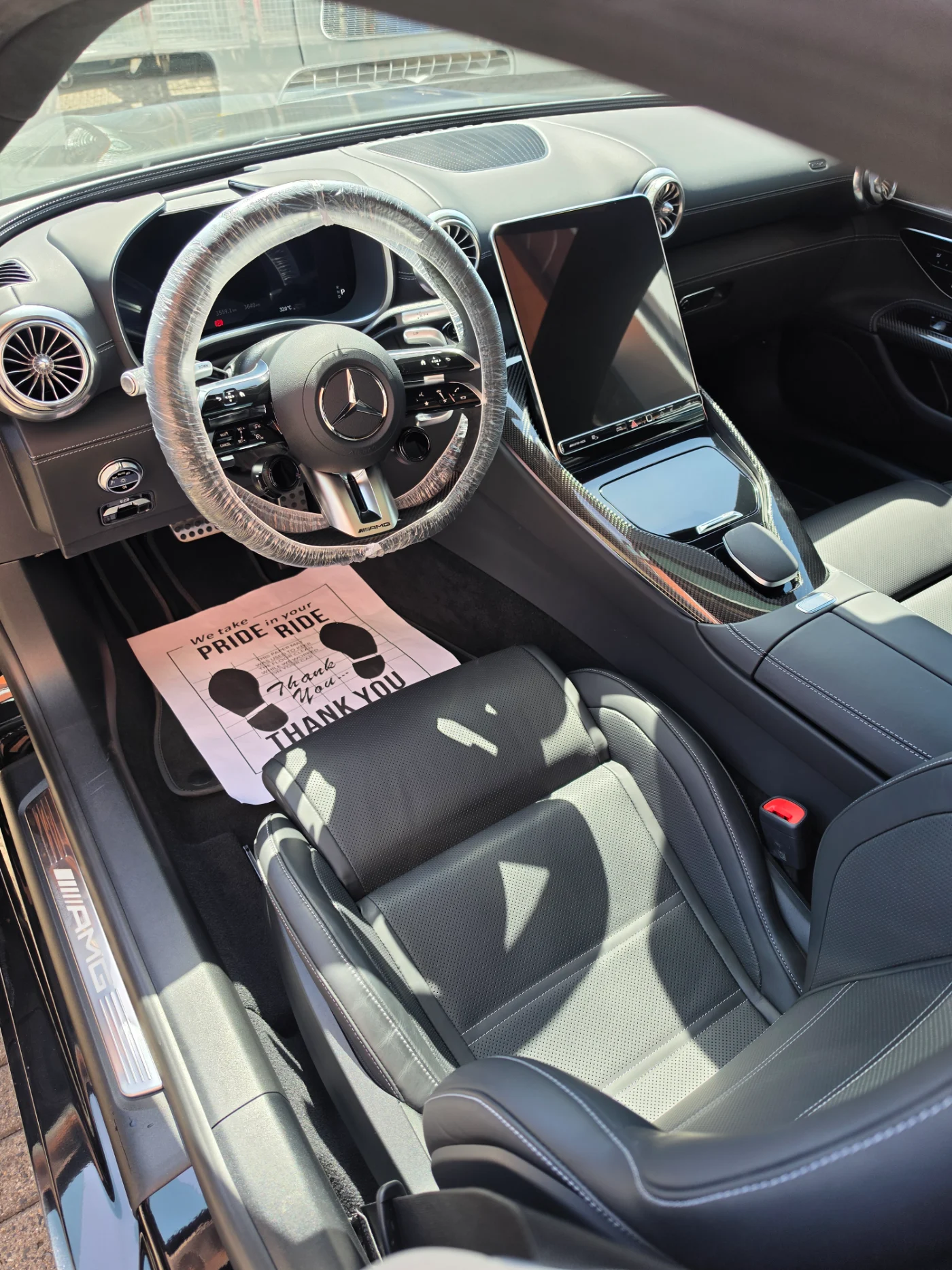 Mercedes-AMG GT Coupé interieur na reiniging